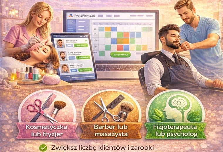 Salon urody z terminarzem rezerwacji online